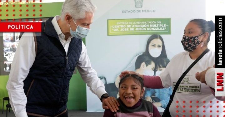 Zumpango: Alfredo Del Mazo entrega rehabilitación de centro de atención múltiple