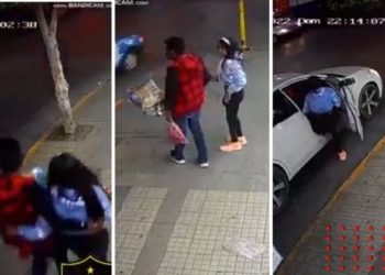 Traía carro: joven deja a pareja y se va con otro en pleno San Valentín (VIDEO)