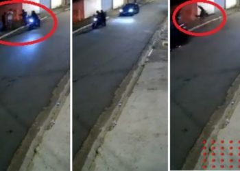 Video de justiciero que embiste a ladrones con auto