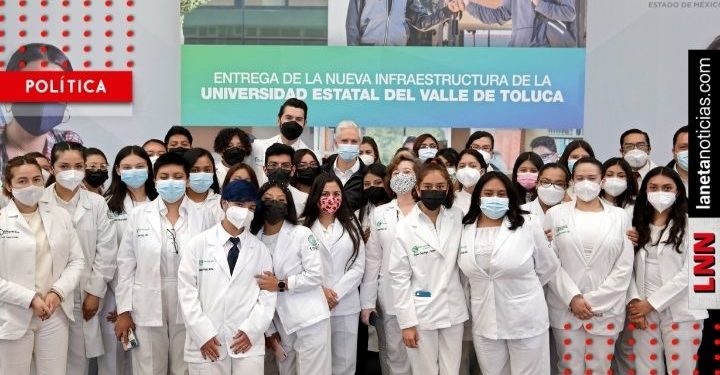 Alfredo Del Mazo entrega infraestructura a Universidad Estatal del Valle de Toluca