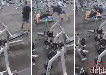 Aplasta cabeza de hombre con pesa de 20 kg (VIDEO)