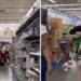Clientes impiden ataque sexual a mujer en Walmart (VIDEO)