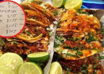 ¿De limón? Come tacos en feria y le cobran más de mil pesos