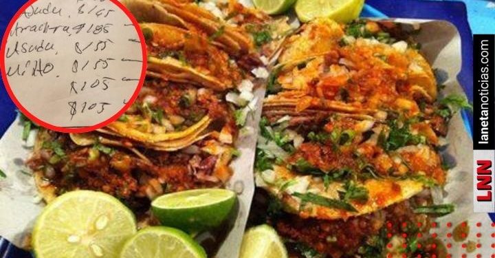 ¿De limón? Come tacos en feria y le cobran más de mil pesos
