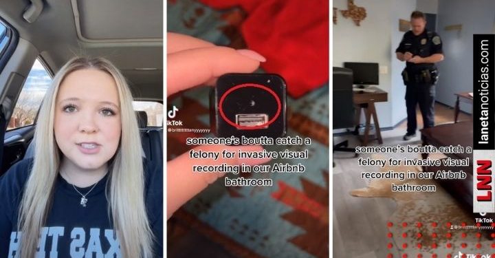 Descubre que la graban con cámara oculta en Airbnb (VIDEO)