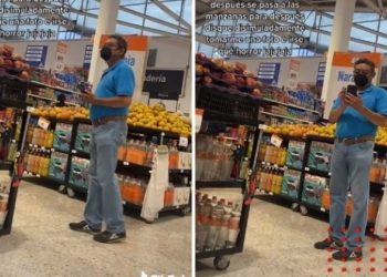 Joven realiza reto viral de TikTok y exhibe a acosador en supermercado (VIDEO)
