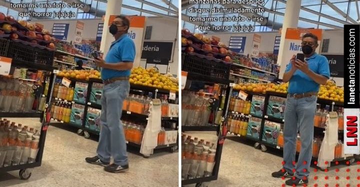 Joven realiza reto viral de TikTok y exhibe a acosador en supermercado (VIDEO)