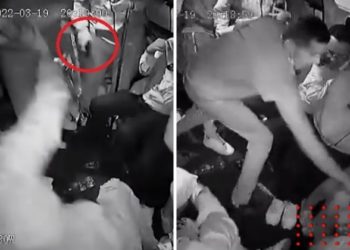 Video de ladrón que muere al saltar de combi tras atraco