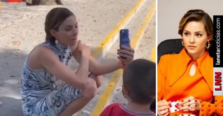 Difunden video donde Mariana Rodríguez regaña a niño