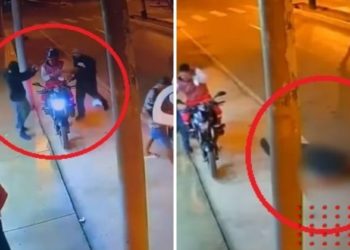 Ladrón dispara y mata a su cómplice durante asalto (VIDEO)