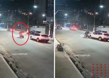Graban momento en que mujer atropella a ladrones (VIDEO)