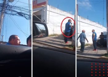 Papá de Octavio Ocaña amenaza con pistola a chofer (VIDEO)