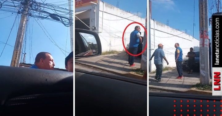 Papá de Octavio Ocaña amenaza con pistola a chofer (VIDEO)