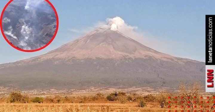 ‘Algo rojizo’: hombre escala Popocatépetl y capta cráter totalmente despejado
