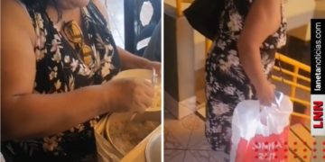 Mamá saca olla de arroz en restaurante y video se viraliza