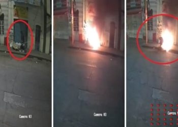 VIDEO FUERTE: indigna sujeto que prende fuego a indigente en Aguascalientes