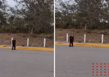 Comparten video de ¿un zombi caminando en Tamaulipas?