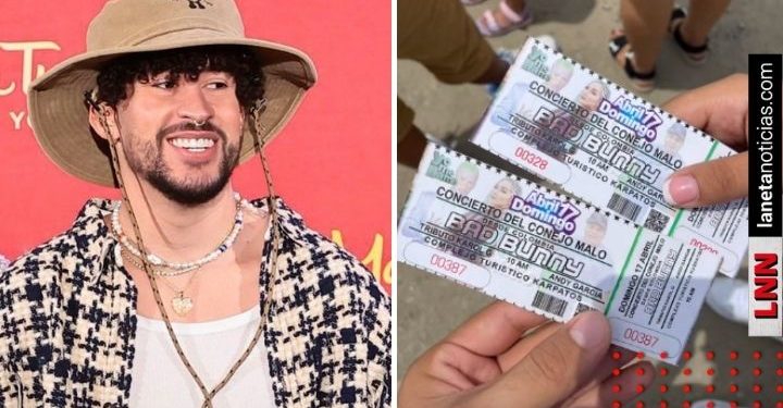 Acude a concierto de Bad Bunny, pero era un imitador