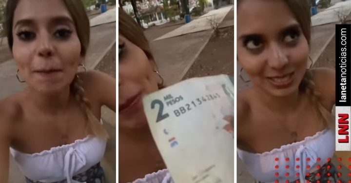 Cantante recibe 4 mil pesos de propina; eran colombianos