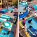 Montan parque acuático en Tepito y se viralizan (VIDEO)