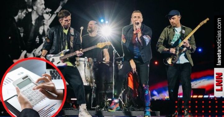 Señora billetiza: revelan cuánto dinero ganó Coldplay por conciertos en México