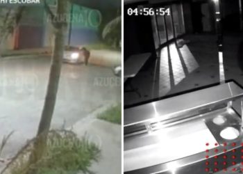 Debanhi Escobar: persona sube a auto frente a motel (VIDEO)