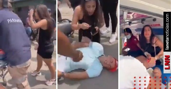 Joven exige a novio accidentado clave de celular (VIDEO)