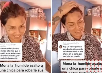 Influencer Mona admite haber asaltado a una joven (VIDEO)