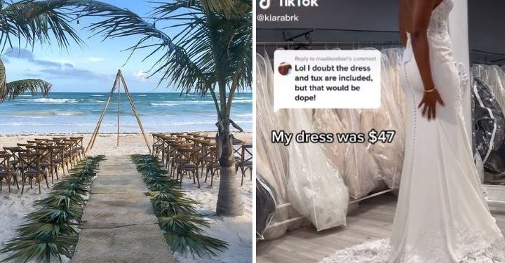 Novios organizan boda con menos de 10 mil pesos y causan furor en redes