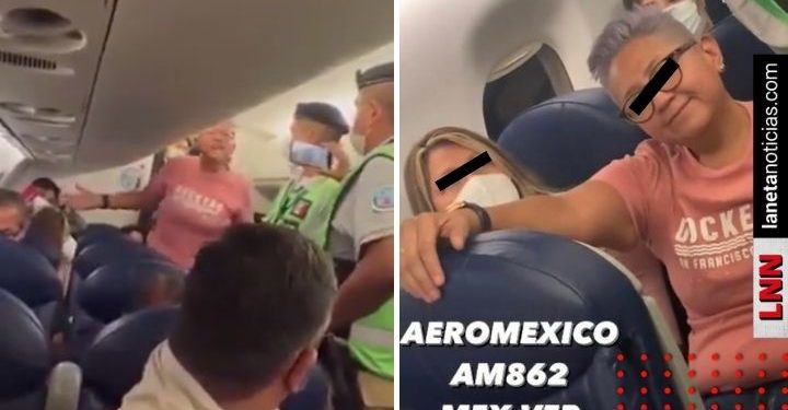 Pasajeras borrachas que cancelan vuelo de Aeroméxico (VIDEO)