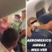 Pasajeras borrachas que cancelan vuelo de Aeroméxico (VIDEO)