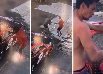 Peleador de MMA golpea a joven que grafiteó su coche (VIDEO)