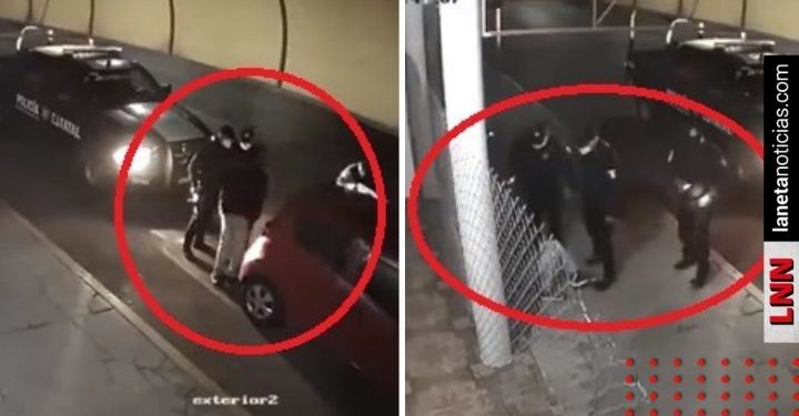 Denuncian a policías que golpean a conductor en Zinacantepec