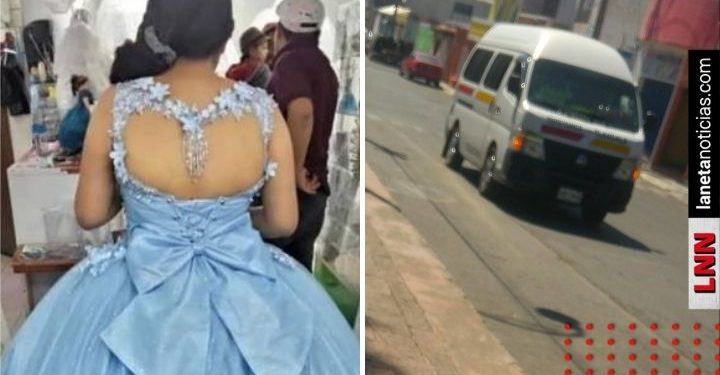 Tienda sorprende a quinceañera que olvida vestido en combi