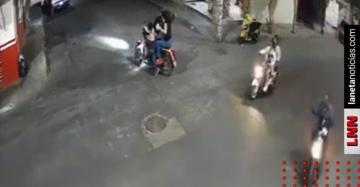 Difunden video de supuesto sicario acompañado de su familia disparando a policía