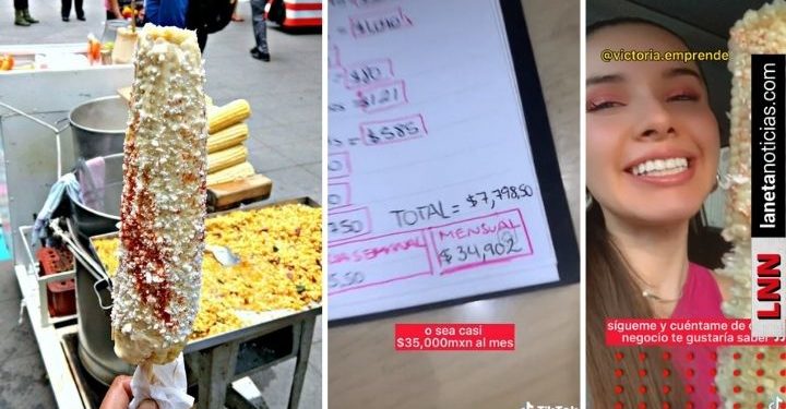 Vendedor de elotes gana más que un profesionista en México