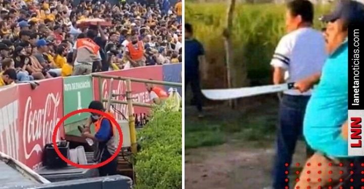 Video de vendedor que rebaja cerveza con agua en estadio