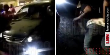 Automovilista atropella a ladrones en Chimalhuacán (VIDEO)