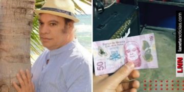 Lo estafan con billete falso de Juan Gabriel y se hace viral