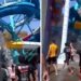 Caída de tobogán de parque acuático con niños dentro (VIDEO)