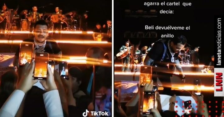 VIDEO: ¿Christian Nodal le pide anillo a Belinda?