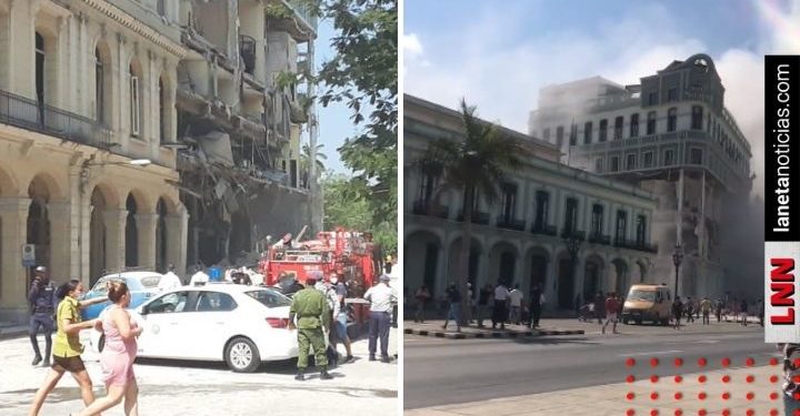 Medios internacionales reportan explosión en La Habana, Cuba