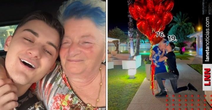 Joven de 19 años pide matrimonio a su novia de 76 (VIDEO)