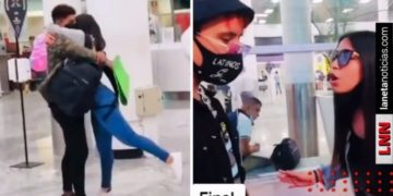 Joven recibe a novia en el aeropuerto y descubre infidelidad