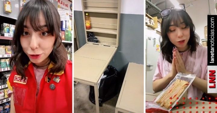 Video viral de joven que muestra comedor secreto del OXXO