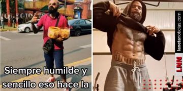 Vendedor de dulces que se parece a Babo de Cartel de Santa