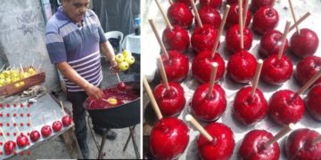 Redes ayudan a vendedor de manzanas; le cancelaron pedido