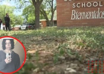 Momento en que autor de tiroteo en Texas ingresa a escuela