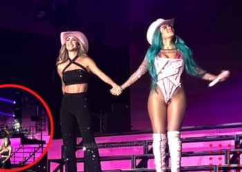 Anahí vuelve a los escenarios de la mano de Karol G (VIDEO)