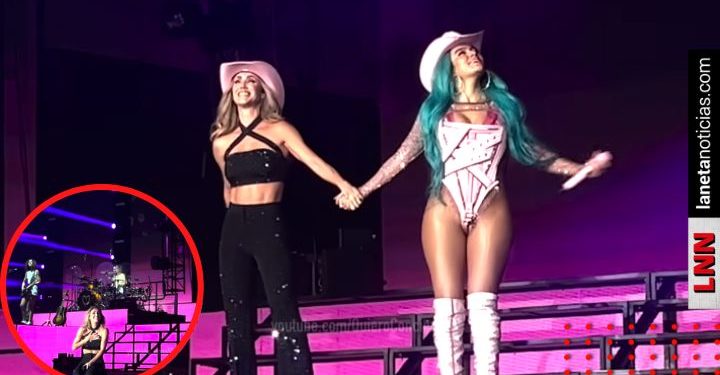 Anahí vuelve a los escenarios de la mano de Karol G (VIDEO)